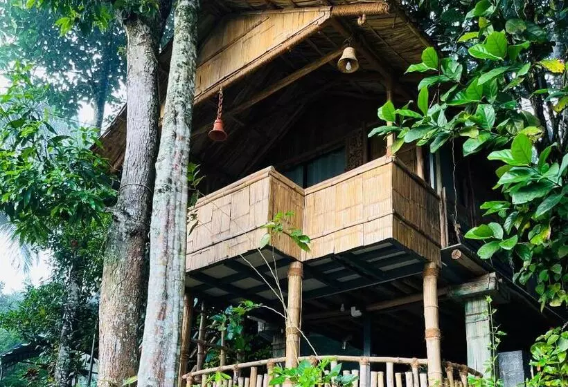 Majatalo Fab   Bamboo Hut With Open Shower