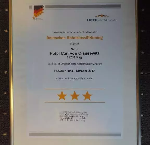 Hotelli Carl Von Clausewitz