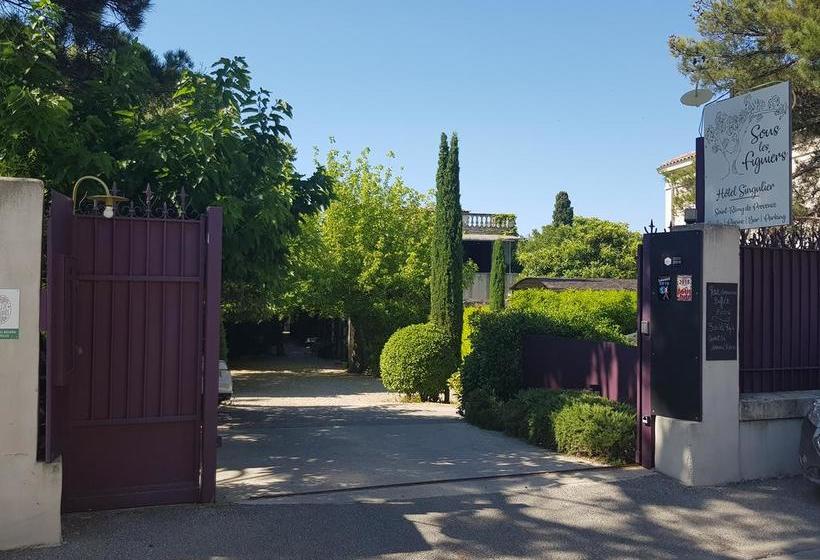 هتل Hôtel Sous Les Figuiers Piscine, Parking, Centre Ville