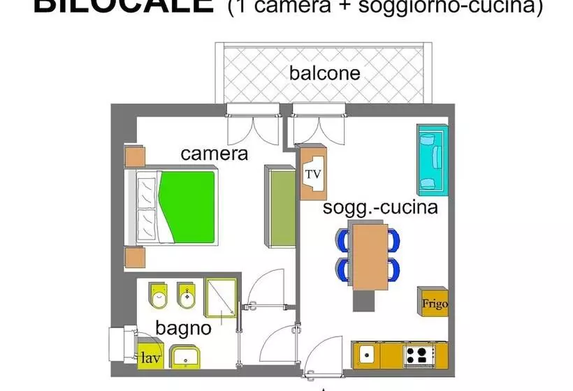 هتل Residence I Delfini
