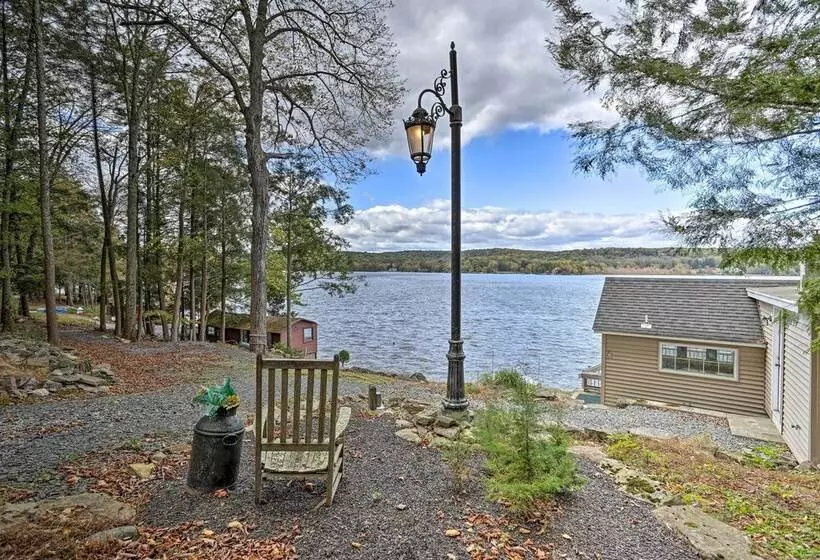 Beautiful Lakefront Retreat W/ Deck & Views!