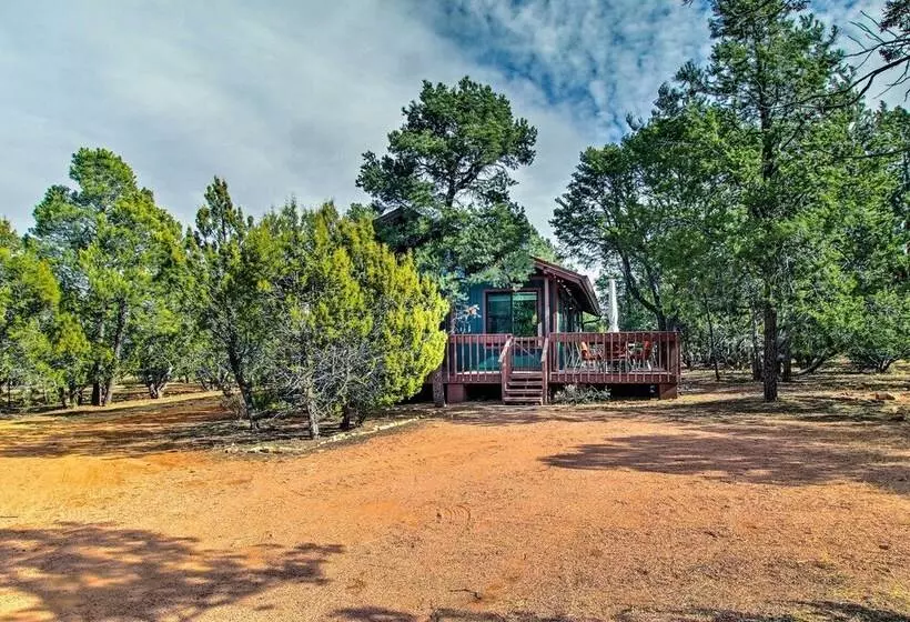 Near Hiking: Modern Heber Overgaard Cabin W/ Deck