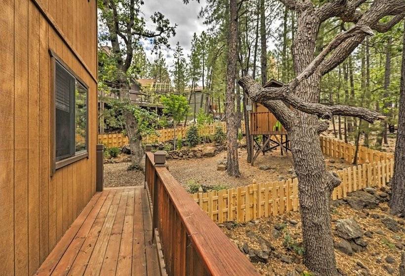 Pet Friendly Munds Park Retreat W/ Wraparound Deck
