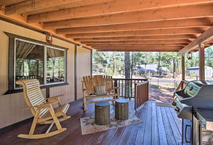 Large Deck, Grill: Pet Friendly Show Low Retreat!