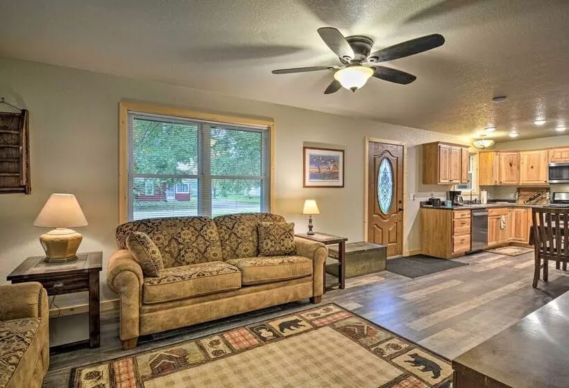 Pet Friendly Petoskey Area Cabin, Walk To River!