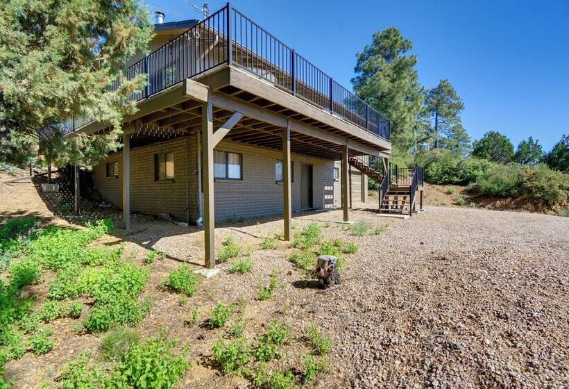 Prescott Hideaway W/ Deck, Sauna & Mountain Views!