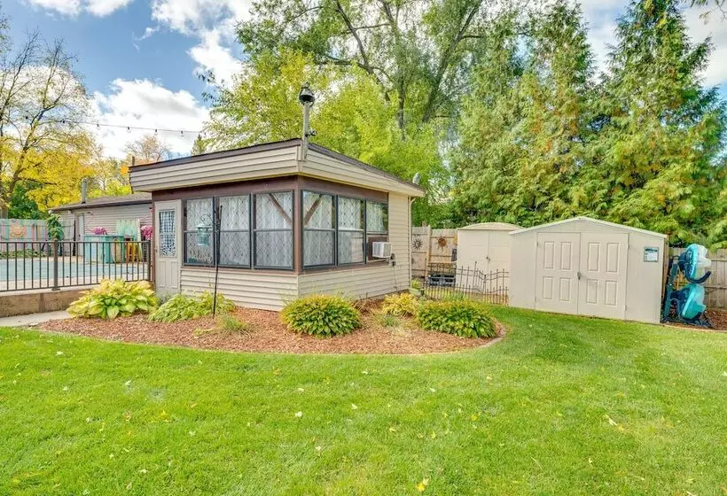 Rock River Retreat  W/ Dock & Private Backyard!