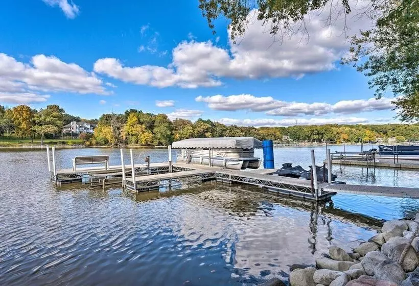 Rock River Retreat  W/ Dock & Private Backyard!