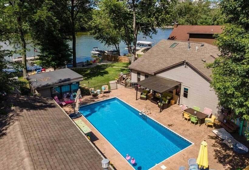 Rock River Retreat  W/ Dock & Private Backyard!