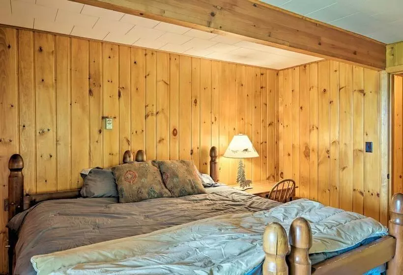 Rustic Cozy Cabin On Island Lake W/ Fire Pit, Dock