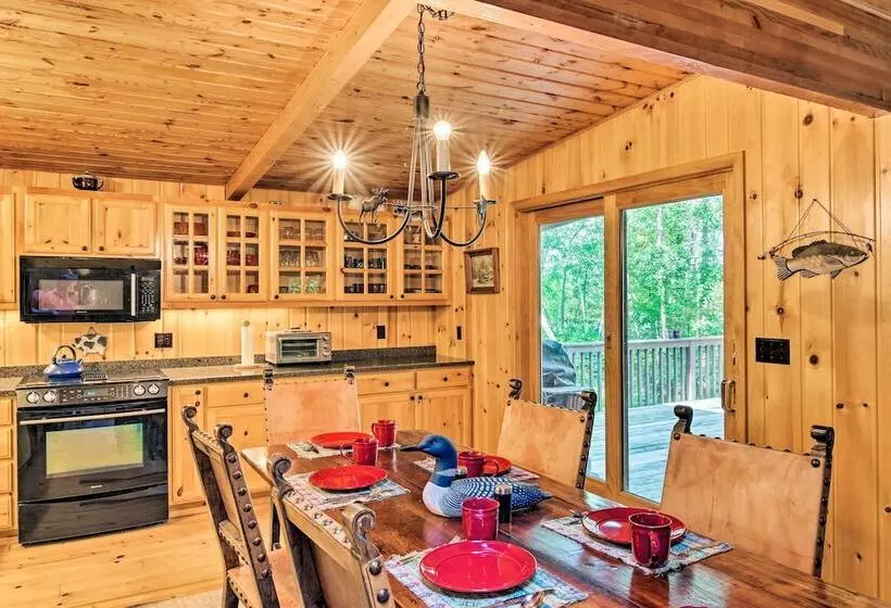 Rustic Cozy Cabin On Island Lake W/ Fire Pit, Dock