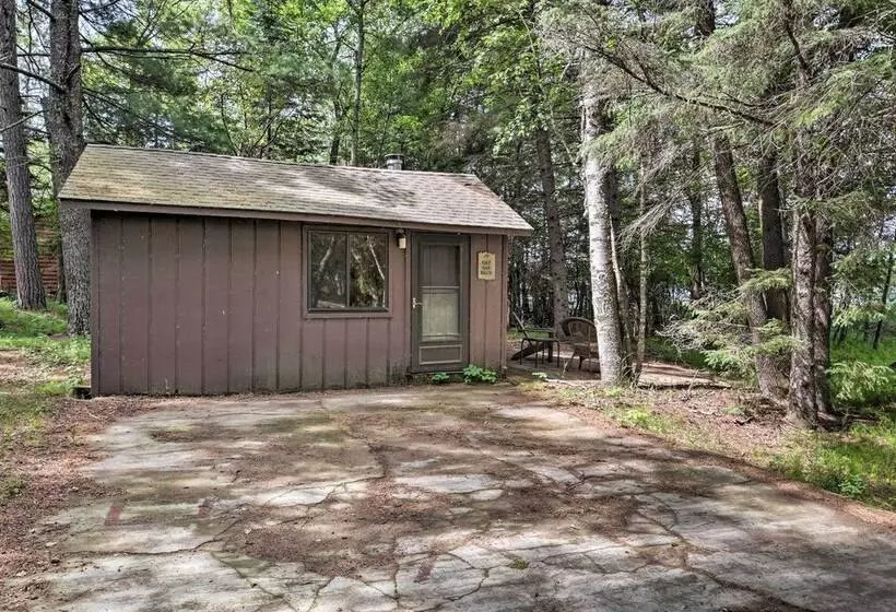 Rustic Cozy Cabin On Island Lake W/ Fire Pit, Dock