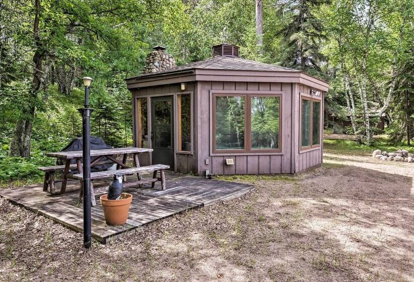 Rustic Cozy Cabin On Island Lake W/ Fire Pit, Dock