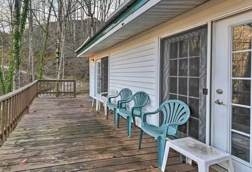 Secluded Bryson City Home W/ Deck, Steps To Creek!