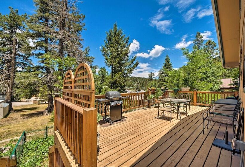 Cabin W/ Deck 3 Mi To Ski Cloudcroft & Hiking