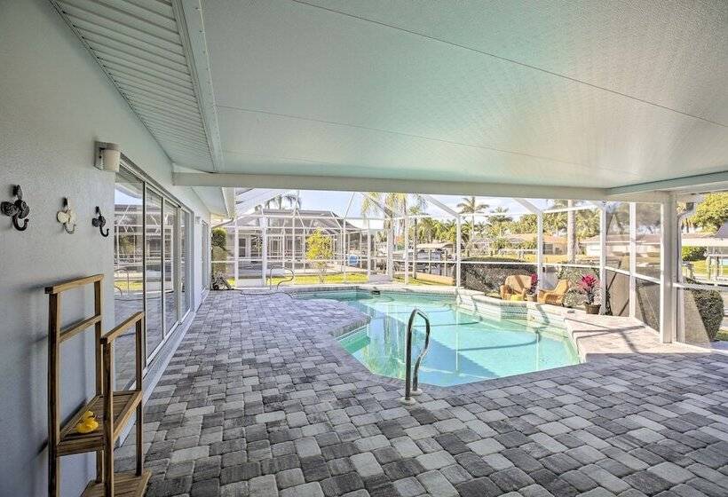 Canalfront Cape Coral Home With Dock & Bbq!