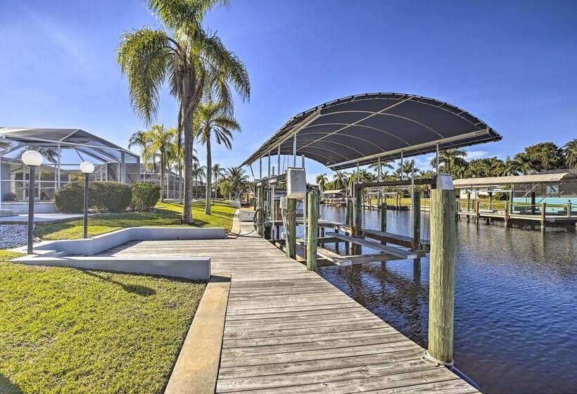 Canalfront Cape Coral Home With Dock & Bbq!