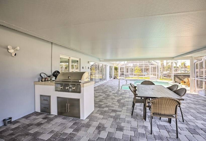 Canalfront Cape Coral Home With Dock & Bbq!