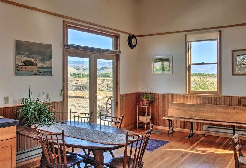 Converted Historic Schoolhouse W/ Hot Tub & Views!