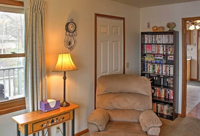 Cozy Balsam Lake Home: Deck, Private Dock + Kayaks