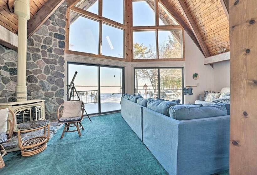 Dreamy Lake Skegemog Retreat: Boat, Ski & Sip!