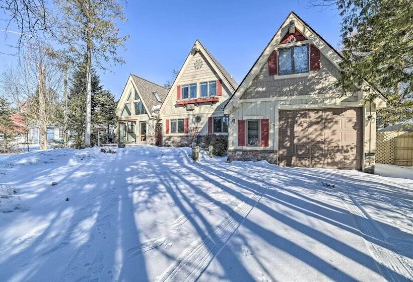 Dreamy Lake Skegemog Retreat: Boat, Ski & Sip!