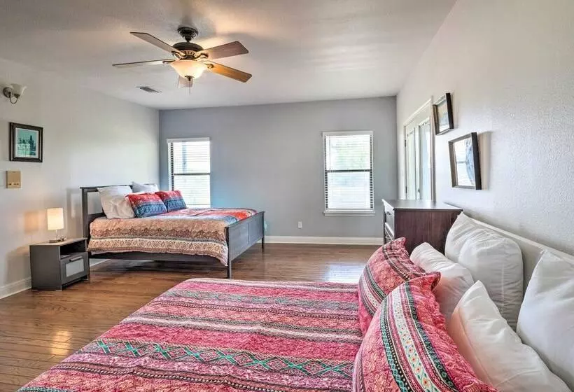 Gingerland Ranch In Del Valle: Game Room & Porch