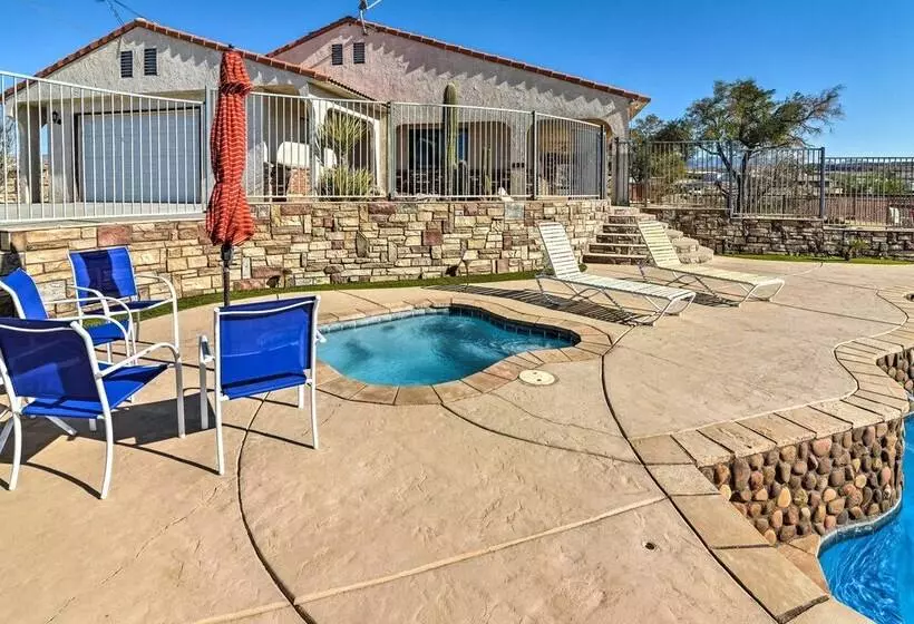 Bullhead City Home W/ Private Pool, Hot Tub & View