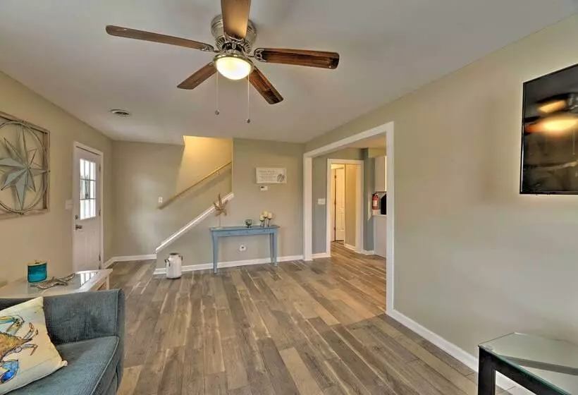 Luxe  Cozy Crab Shack  W/ Porch In Indian Beach!