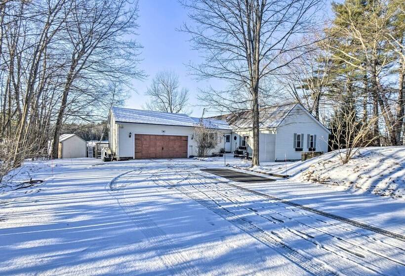 New Hampshire Home W/ Private Beach, Dock & Rafts!