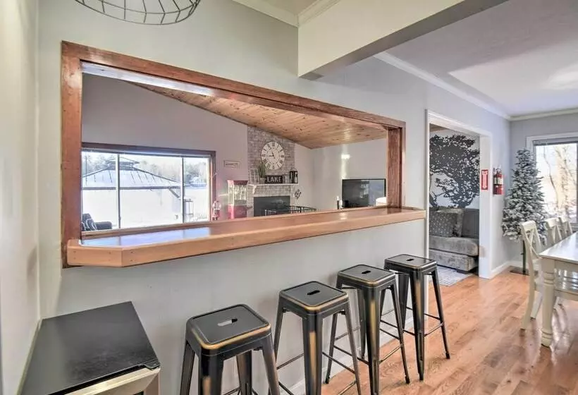 New Hampshire Home W/ Private Beach, Dock & Rafts!