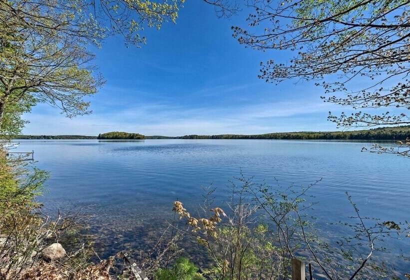 Quaint Cottage With Dock On Annabessacook Lake!