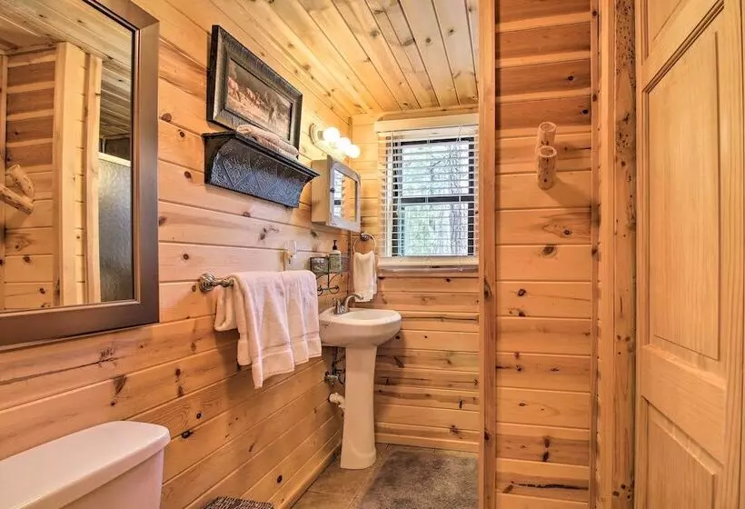 Lakeside Cabin On 2 Acres W/ Fire Pit + Hot Tub!