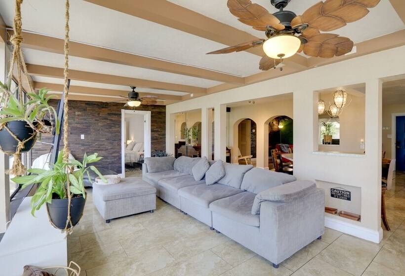 Waterfront Home W/ Game Room, 2 Miles To Beach!