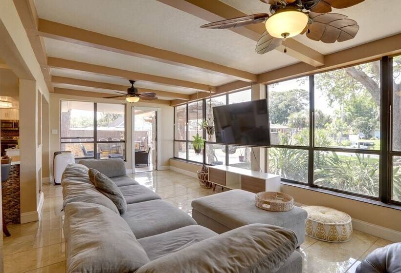 Waterfront Home W/ Game Room, 2 Miles To Beach!