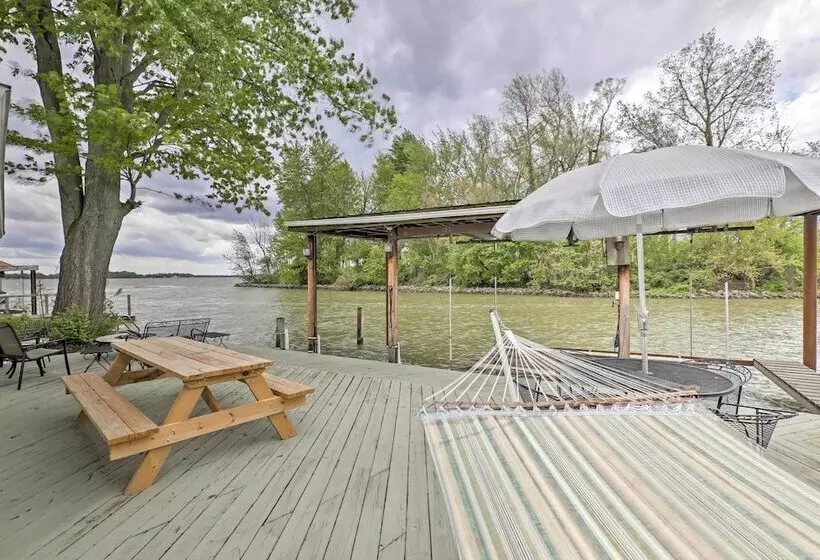 Waterfront Indian Lake House: Deck + Private Dock!