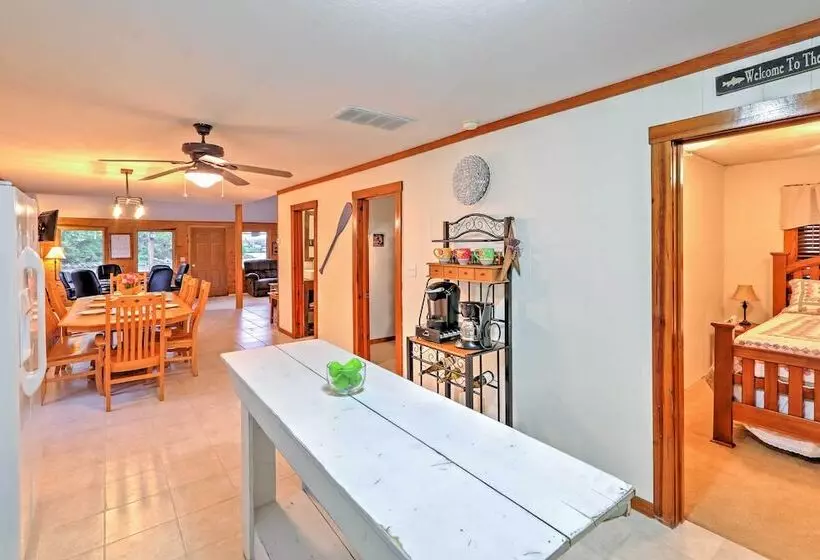 Waterfront Indian Lake House: Deck + Private Dock!