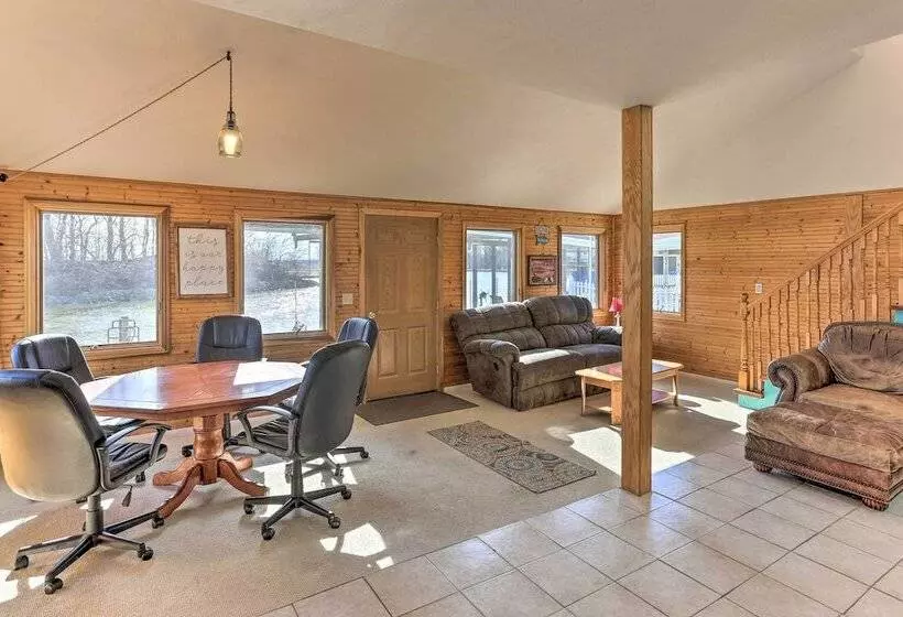 Waterfront Indian Lake House: Deck + Private Dock!