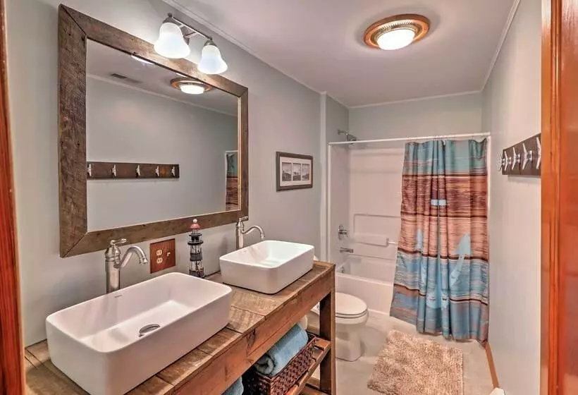 Waterfront Indian Lake House: Deck + Private Dock!