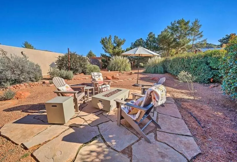 Central Sedona Home W/ Red Rock Mtn View, Fire Pit