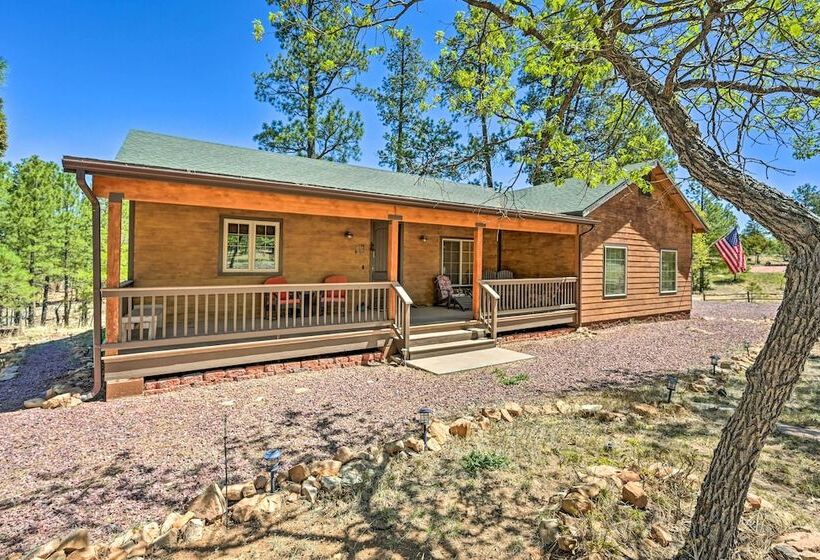 Bring A Pet: Happy Jack Cabin W/ Fire Pit!