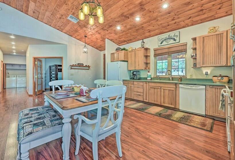 Bring A Pet: Happy Jack Cabin W/ Fire Pit!