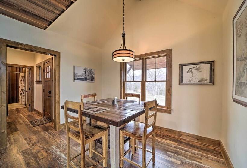 Lakefront Cedar Vale Lodge W/ Private Boat Dock!