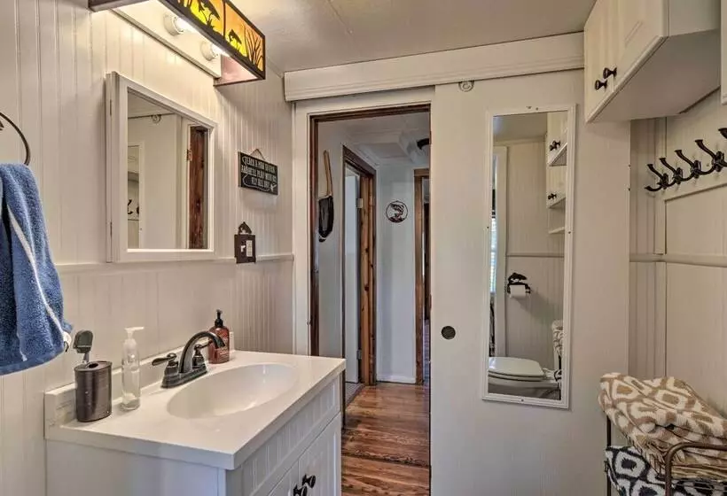 Riverfront Grayling Retreat W/ Fire Pit & Dock!