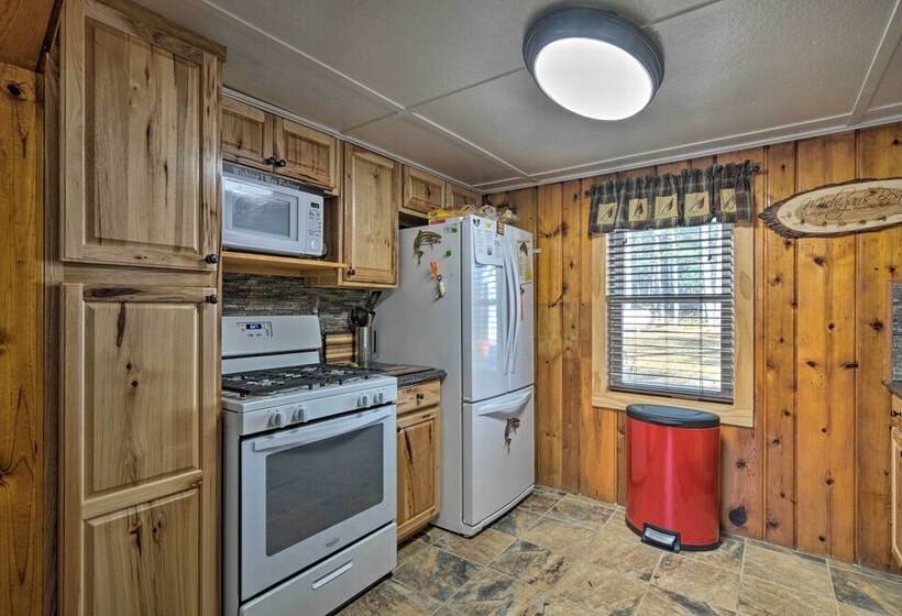 Riverfront Grayling Retreat W/ Fire Pit & Dock!