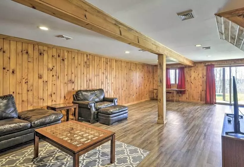 Secluded, Pet Friendly Cabin W/ Deck & Fireplace!