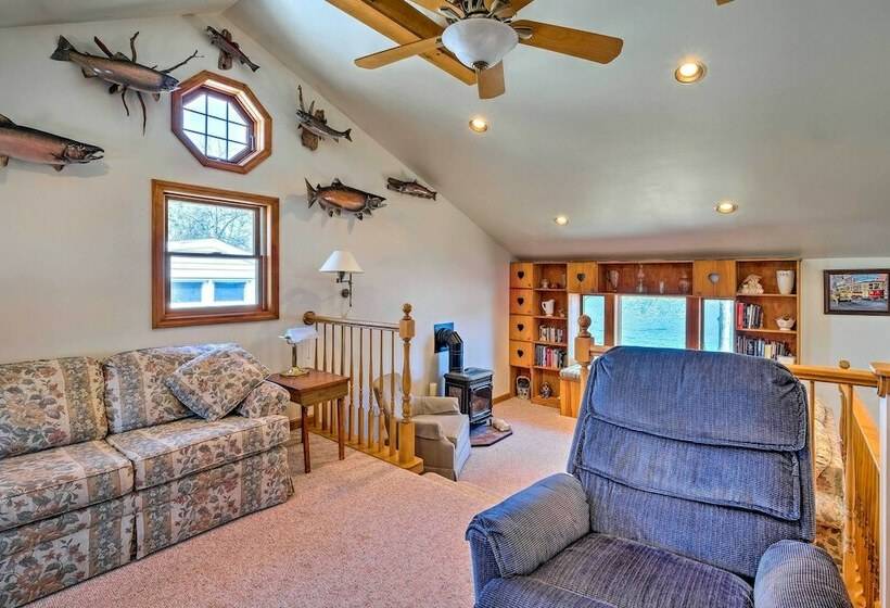 Waterfront Home On Lake George W/ Boat Dock!