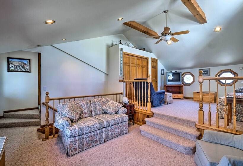 Waterfront Home On Lake George W/ Boat Dock!