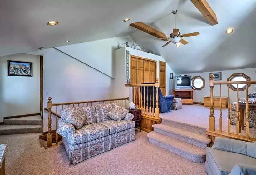 Waterfront Home On Lake George W/ Boat Dock!
