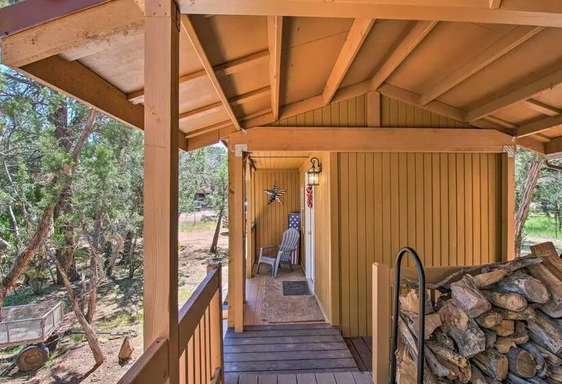 Cozy A Frame Cabin In Overgaard: Pets Welcome